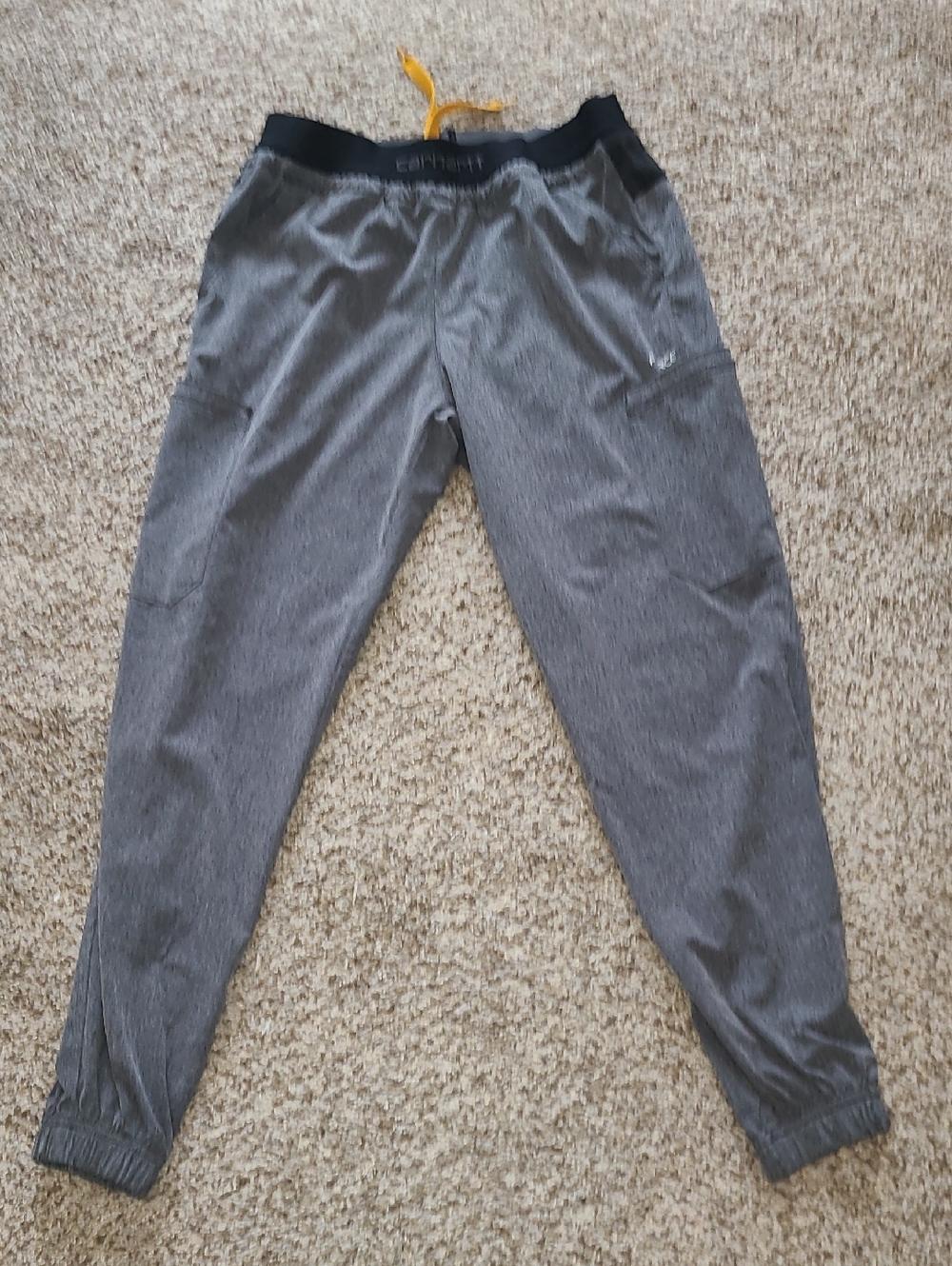 Carhartt Force Scrub/Jogger Pants Grey with Black Waistband